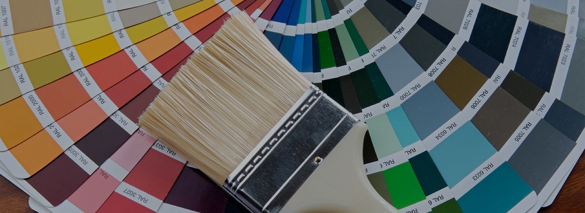 Paint color selection photograph from the existing Perfect Solutions website